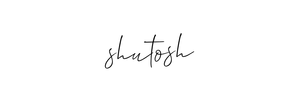 Design your own signature with our free online signature maker. With this signature software, you can create a handwritten (Allison_Script) signature for name आshutosh. आshutosh signature style 2 images and pictures png