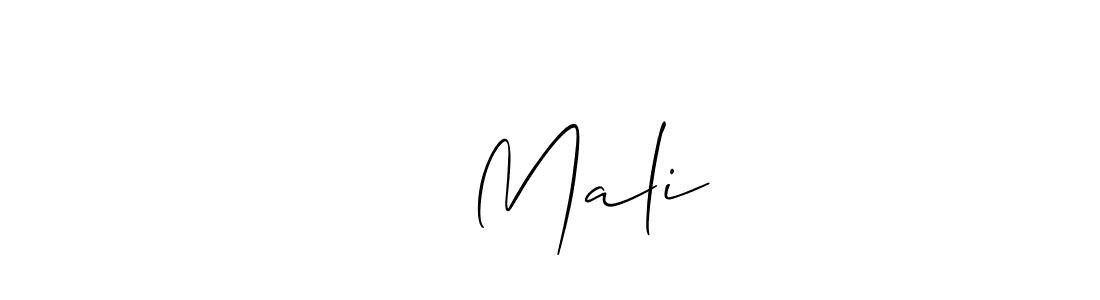 Also You can easily find your signature by using the search form. We will create ओम Mali name handwritten signature images for you free of cost using Allison_Script sign style. ओम Mali signature style 2 images and pictures png