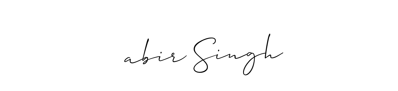 How to Draw कabir Singh signature style? Allison_Script is a latest design signature styles for name कabir Singh. कabir Singh signature style 2 images and pictures png