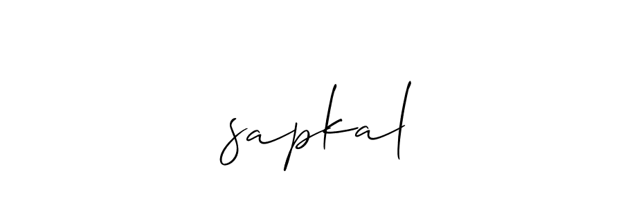 Use a signature maker to create a handwritten signature online. With this signature software, you can design (Allison_Script) your own signature for name गsapkal. गsapkal signature style 2 images and pictures png