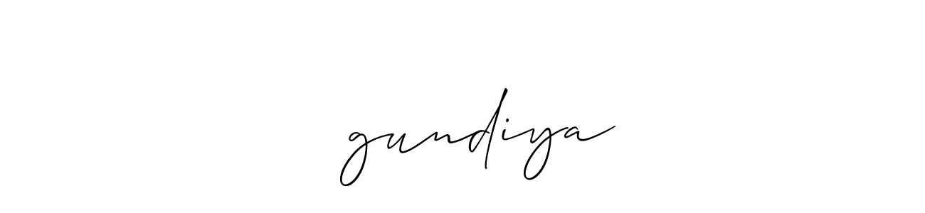 It looks lik you need a new signature style for name दीgundiya. Design unique handwritten (Allison_Script) signature with our free signature maker in just a few clicks. दीgundiya signature style 2 images and pictures png