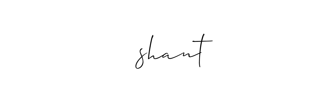 if you are searching for the best signature style for your name निshant. so please give up your signature search. here we have designed multiple signature styles  using Allison_Script. निshant signature style 2 images and pictures png