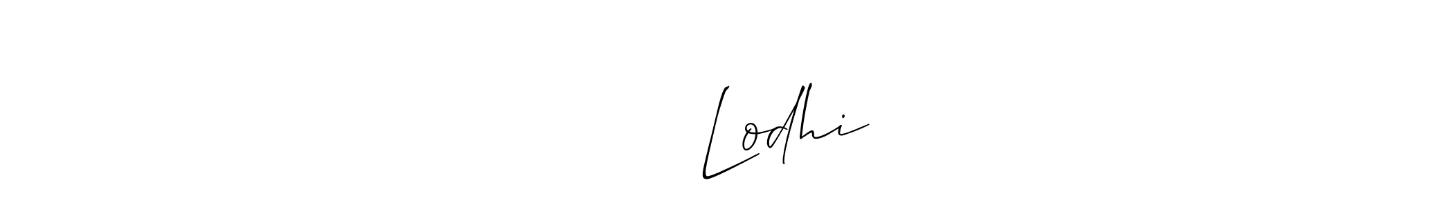 Use a signature maker to create a handwritten signature online. With this signature software, you can design (Allison_Script) your own signature for name नीतेश Lodhi. नीतेश Lodhi signature style 2 images and pictures png
