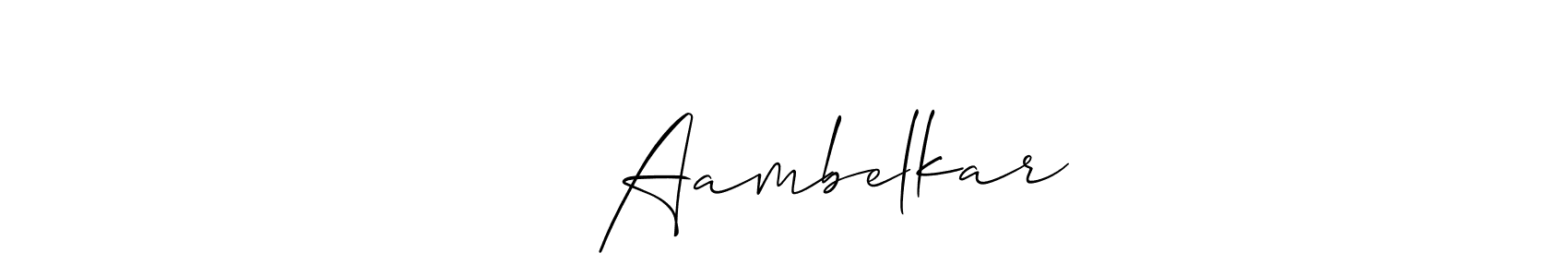 The best way (Allison_Script) to make a short signature is to pick only two or three words in your name. The name न ग Aambelkar include a total of six letters. For converting this name. न ग Aambelkar signature style 2 images and pictures png