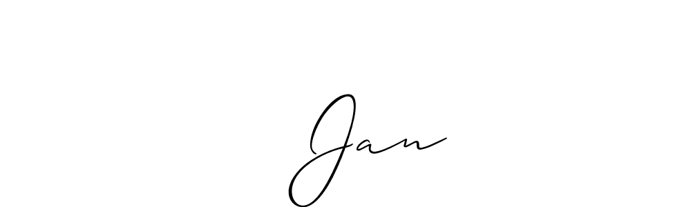 Make a beautiful signature design for name पु Jan. With this signature (Allison_Script) style, you can create a handwritten signature for free. पु Jan signature style 2 images and pictures png