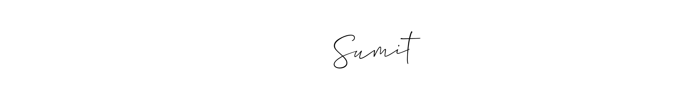 if you are searching for the best signature style for your name पैलवान Sumit. so please give up your signature search. here we have designed multiple signature styles  using Allison_Script. पैलवान Sumit signature style 2 images and pictures png