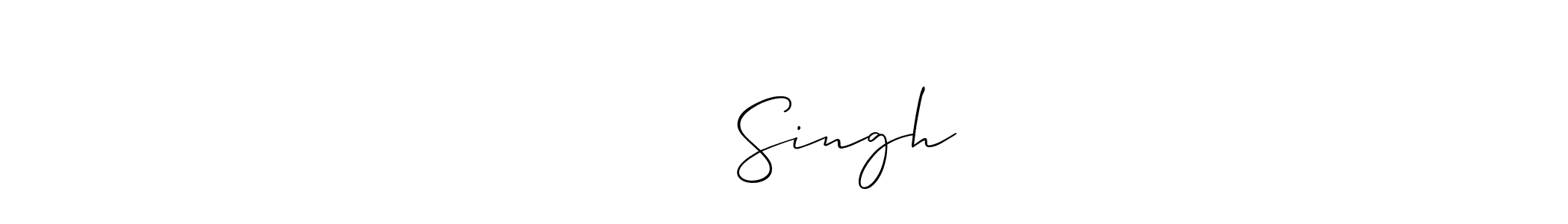 Make a beautiful signature design for name मनसीर Singh. With this signature (Allison_Script) style, you can create a handwritten signature for free. मनसीर Singh signature style 2 images and pictures png