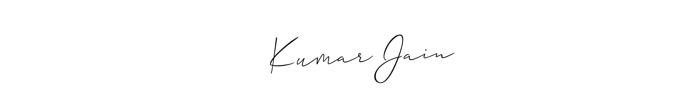 मनोज Kumar Jain stylish signature style. Best Handwritten Sign (Allison_Script) for my name. Handwritten Signature Collection Ideas for my name मनोज Kumar Jain. मनोज Kumar Jain signature style 2 images and pictures png