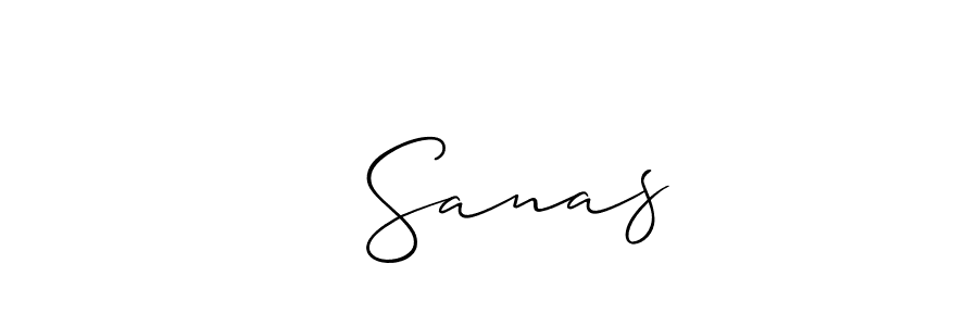 Also we have य Sanas name is the best signature style. Create professional handwritten signature collection using Allison_Script autograph style. य Sanas signature style 2 images and pictures png