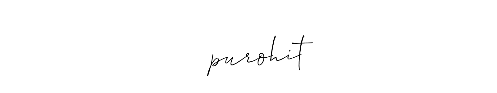 Create a beautiful signature design for name राजpurohit. With this signature (Allison_Script) fonts, you can make a handwritten signature for free. राजpurohit signature style 2 images and pictures png