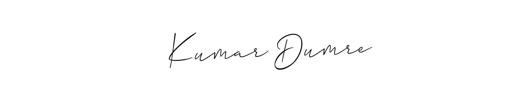 How to make सु Kumar Dumre name signature. Use Allison_Script style for creating short signs online. This is the latest handwritten sign. सु Kumar Dumre signature style 2 images and pictures png