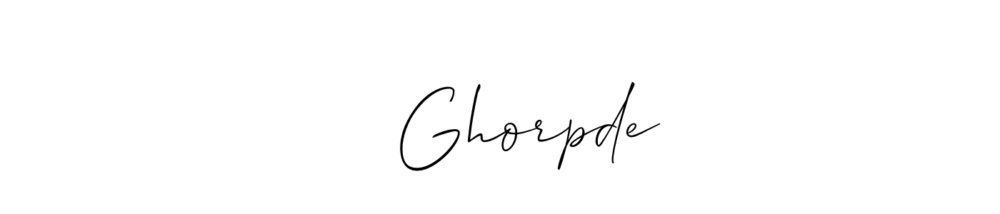 You should practise on your own different ways (Allison_Script) to write your name (सो Ghorpde) in signature. don't let someone else do it for you. सो Ghorpde signature style 2 images and pictures png
