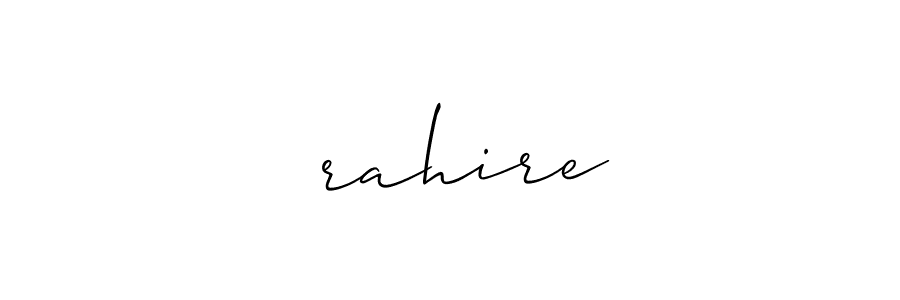 Make a beautiful signature design for name सrahire. Use this online signature maker to create a handwritten signature for free. सrahire signature style 2 images and pictures png