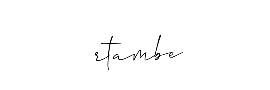 Use a signature maker to create a handwritten signature online. With this signature software, you can design (Allison_Script) your own signature for name सrtambe. सrtambe signature style 2 images and pictures png