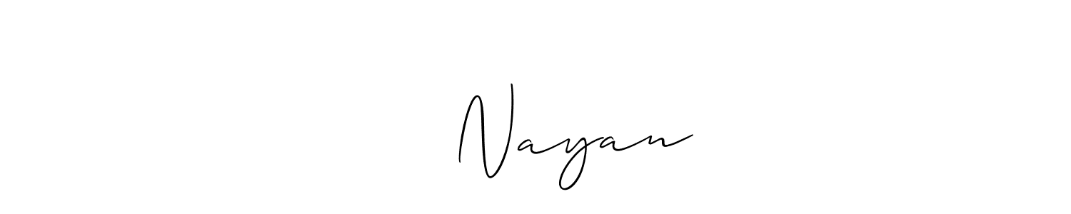 Also You can easily find your signature by using the search form. We will create নয়ন Nayan name handwritten signature images for you free of cost using Allison_Script sign style. নয়ন Nayan signature style 2 images and pictures png