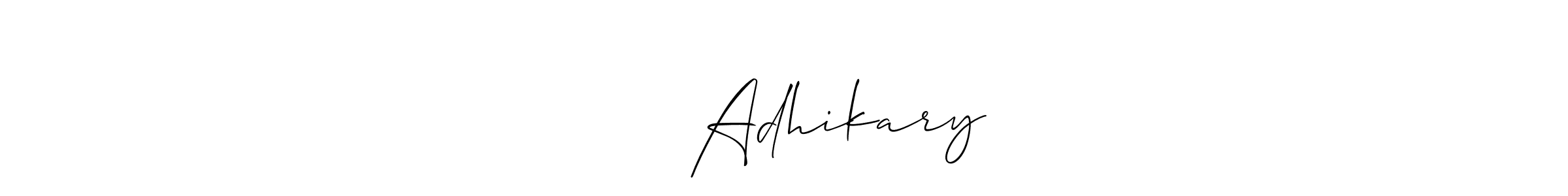 Make a beautiful signature design for name সৌষিক Adhikary. Use this online signature maker to create a handwritten signature for free. সৌষিক Adhikary signature style 2 images and pictures png