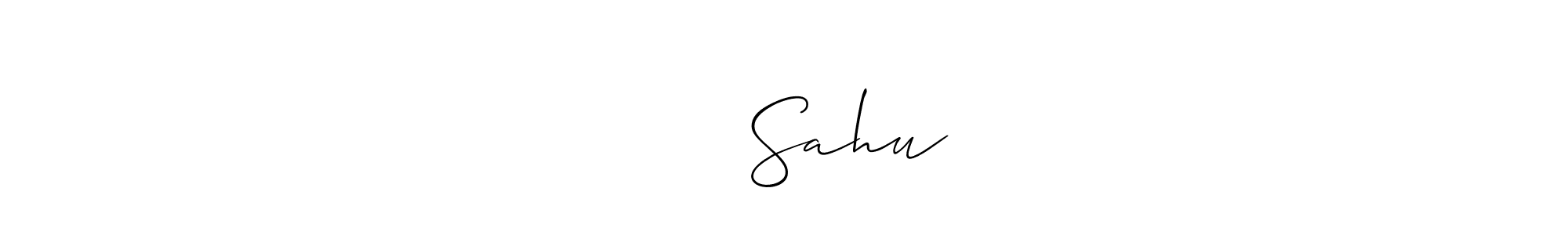 Use a signature maker to create a handwritten signature online. With this signature software, you can design (Allison_Script) your own signature for name ନେପାଳ Sahu. ନେପାଳ Sahu signature style 2 images and pictures png