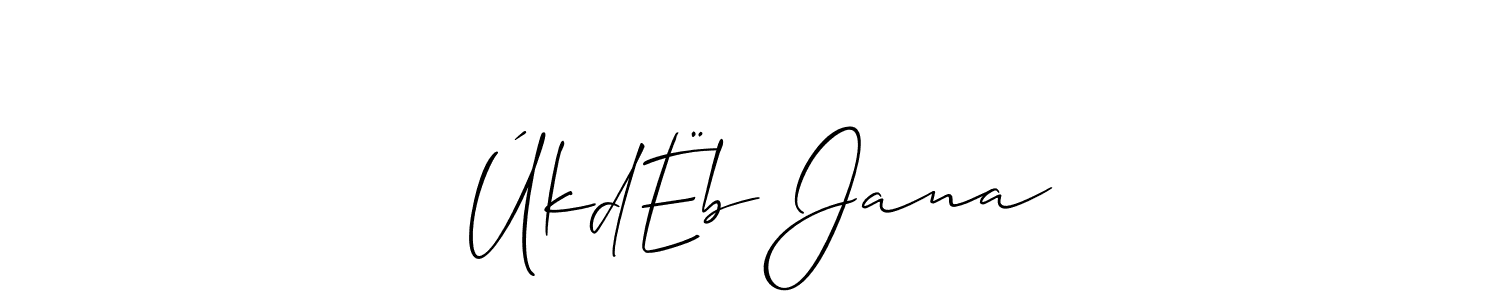 Use a signature maker to create a handwritten signature online. With this signature software, you can design (Allison_Script) your own signature for name ẞÚkdËb Jana. ẞÚkdËb Jana signature style 2 images and pictures png