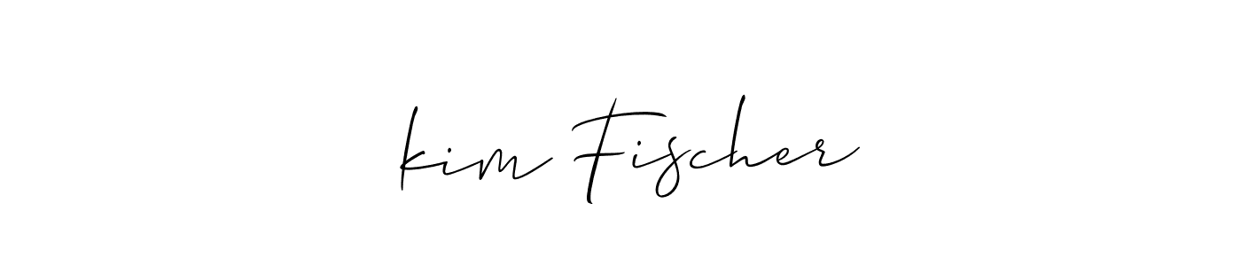 Design your own signature with our free online signature maker. With this signature software, you can create a handwritten (Allison_Script) signature for name ​kim Fischer. ​kim Fischer signature style 2 images and pictures png