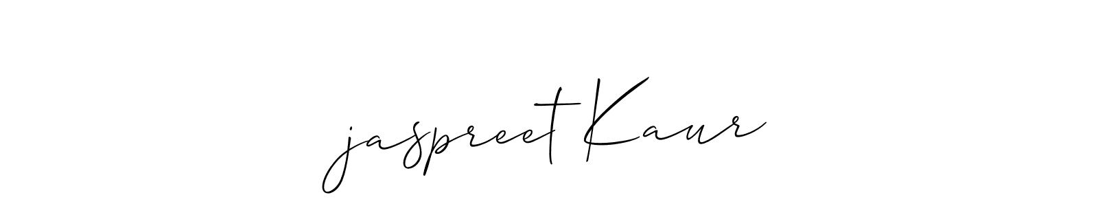 Allison_Script is a professional signature style that is perfect for those who want to add a touch of class to their signature. It is also a great choice for those who want to make their signature more unique. Get ‌jaspreet Kaur name to fancy signature for free. ‌jaspreet Kaur signature style 2 images and pictures png