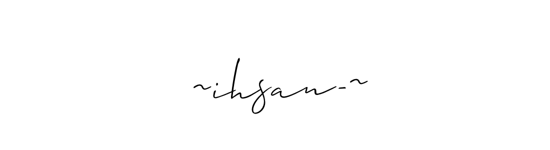 Create a beautiful signature design for name ★~ihsan-~. With this signature (Allison_Script) fonts, you can make a handwritten signature for free. ★~ihsan-~ signature style 2 images and pictures png