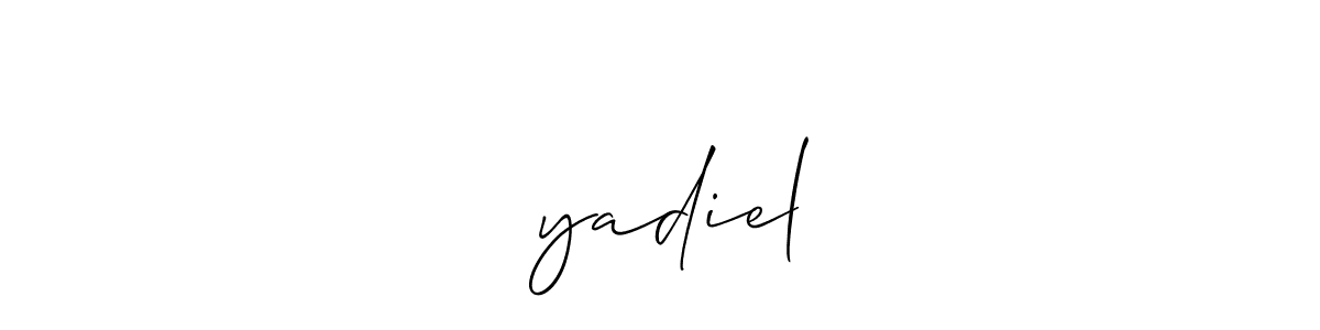 You can use this online signature creator to create a handwritten signature for the name ☆yadiel♡. This is the best online autograph maker. ☆yadiel♡ signature style 2 images and pictures png