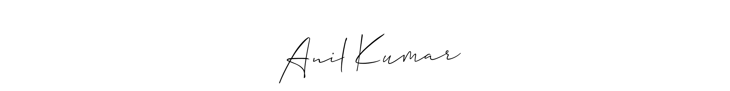 Design your own signature with our free online signature maker. With this signature software, you can create a handwritten (Allison_Script) signature for name ❣️ Anil Kumar ❣️. ❣️ Anil Kumar ❣️ signature style 2 images and pictures png