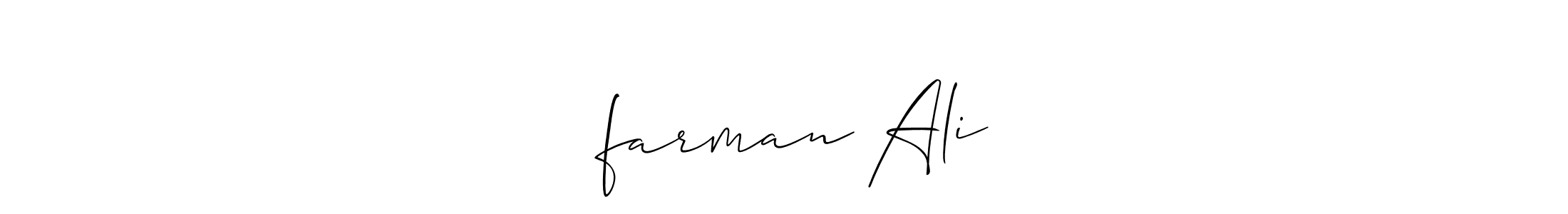 You should practise on your own different ways (Allison_Script) to write your name (❣️farman Ali❣️) in signature. don't let someone else do it for you. ❣️farman Ali❣️ signature style 2 images and pictures png