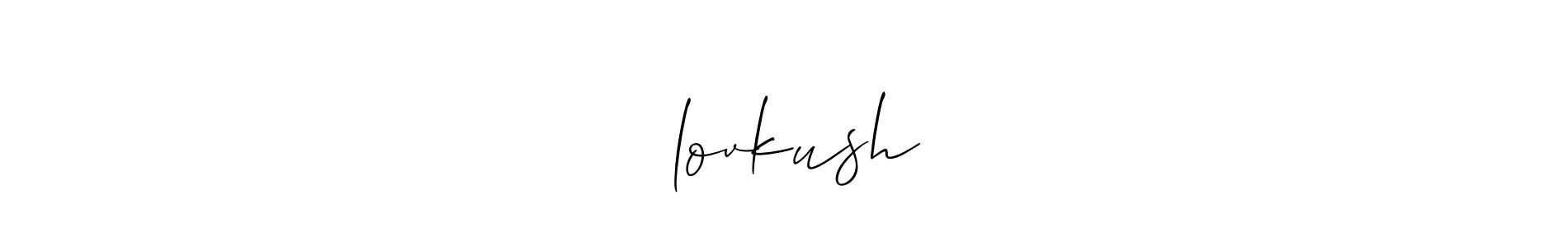 ❤️lovkush❤️ stylish signature style. Best Handwritten Sign (Allison_Script) for my name. Handwritten Signature Collection Ideas for my name ❤️lovkush❤️. ❤️lovkush❤️ signature style 2 images and pictures png