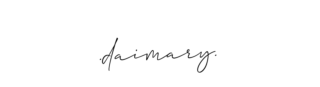 It looks lik you need a new signature style for name  .daimary. . Design unique handwritten (Allison_Script) signature with our free signature maker in just a few clicks.  .daimary.  signature style 2 images and pictures png