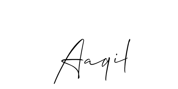 You can use this online signature creator to create a handwritten signature for the name  Aaqil. This is the best online autograph maker.  Aaqil signature style 2 images and pictures png