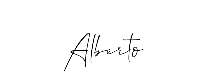 This is the best signature style for the  Alberto name. Also you like these signature font (Allison_Script). Mix name signature.  Alberto signature style 2 images and pictures png