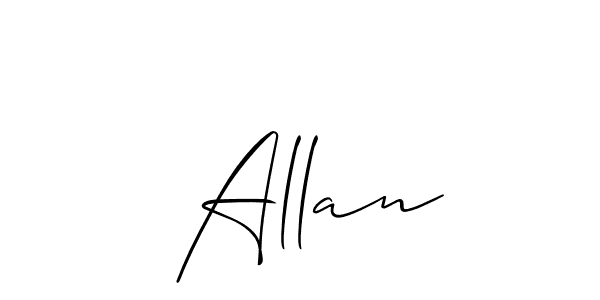 Similarly Allison_Script is the best handwritten signature design. Signature creator online .You can use it as an online autograph creator for name  Allan.  Allan signature style 2 images and pictures png