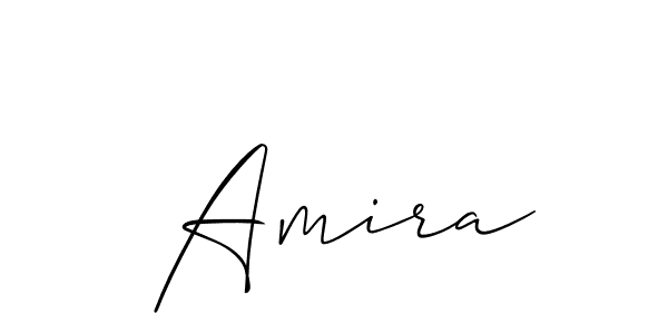 Similarly Allison_Script is the best handwritten signature design. Signature creator online .You can use it as an online autograph creator for name  Amira.  Amira signature style 2 images and pictures png