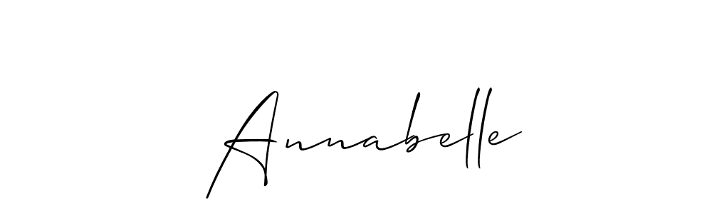 Best and Professional Signature Style for  Annabelle. Allison_Script Best Signature Style Collection.  Annabelle signature style 2 images and pictures png