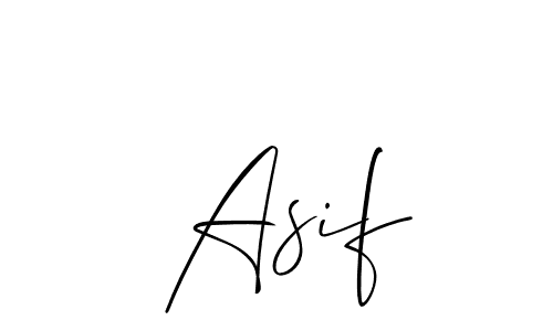 Make a beautiful signature design for name  Asif. Use this online signature maker to create a handwritten signature for free.  Asif signature style 2 images and pictures png