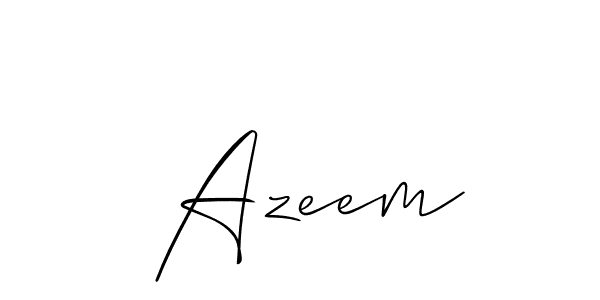 Best and Professional Signature Style for  Azeem. Allison_Script Best Signature Style Collection.  Azeem signature style 2 images and pictures png