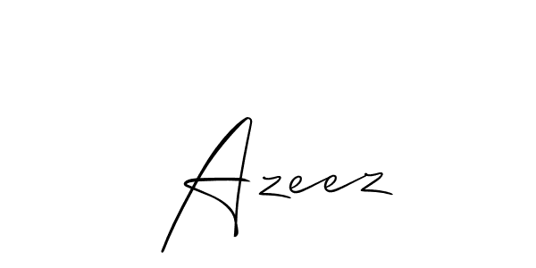 Also You can easily find your signature by using the search form. We will create  Azeez name handwritten signature images for you free of cost using Allison_Script sign style.  Azeez signature style 2 images and pictures png