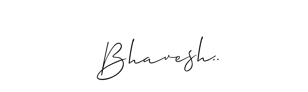 Similarly Allison_Script is the best handwritten signature design. Signature creator online .You can use it as an online autograph creator for name  Bhavesh...  Bhavesh.. signature style 2 images and pictures png