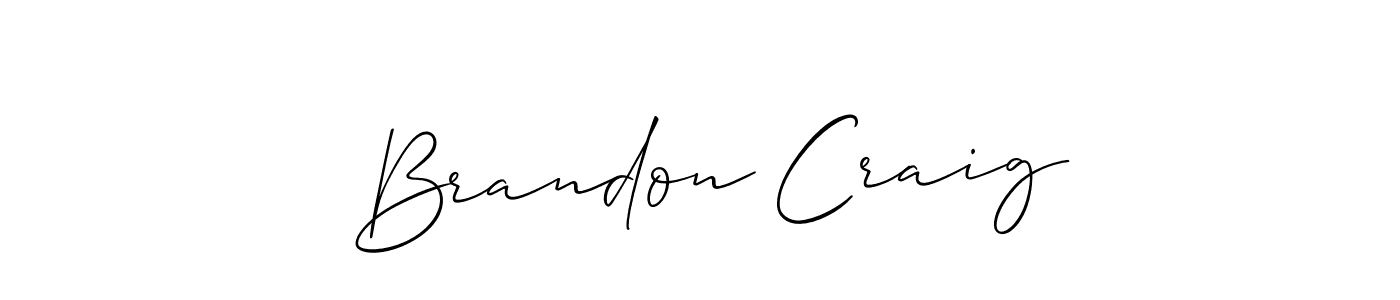 Also we have  Brandon Craig name is the best signature style. Create professional handwritten signature collection using Allison_Script autograph style.  Brandon Craig signature style 2 images and pictures png