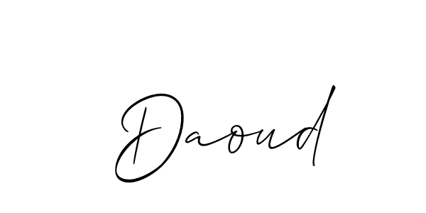  Daoud stylish signature style. Best Handwritten Sign (Allison_Script) for my name. Handwritten Signature Collection Ideas for my name  Daoud.  Daoud signature style 2 images and pictures png