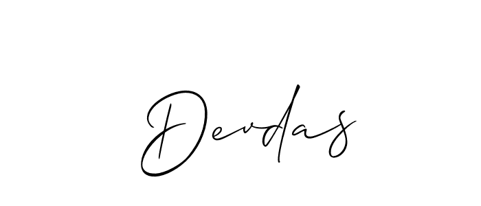 if you are searching for the best signature style for your name  Devdas. so please give up your signature search. here we have designed multiple signature styles  using Allison_Script.  Devdas signature style 2 images and pictures png