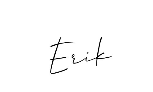  Erik stylish signature style. Best Handwritten Sign (Allison_Script) for my name. Handwritten Signature Collection Ideas for my name  Erik.  Erik signature style 2 images and pictures png