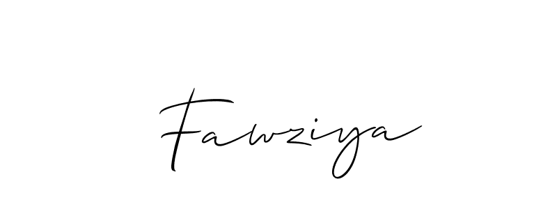 You should practise on your own different ways (Allison_Script) to write your name ( Fawziya) in signature. don't let someone else do it for you.  Fawziya signature style 2 images and pictures png