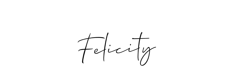 Create a beautiful signature design for name  Felicity. With this signature (Allison_Script) fonts, you can make a handwritten signature for free.  Felicity signature style 2 images and pictures png