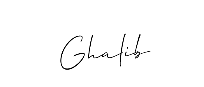 Make a short  Ghalib signature style. Manage your documents anywhere anytime using Allison_Script. Create and add eSignatures, submit forms, share and send files easily.  Ghalib signature style 2 images and pictures png