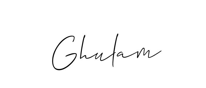 Make a beautiful signature design for name  Ghulam. Use this online signature maker to create a handwritten signature for free.  Ghulam signature style 2 images and pictures png