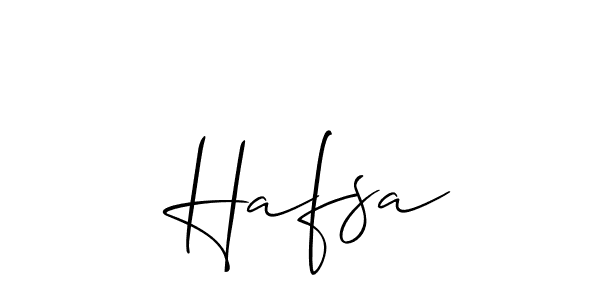 Make a beautiful signature design for name  Hafsa. Use this online signature maker to create a handwritten signature for free.  Hafsa signature style 2 images and pictures png