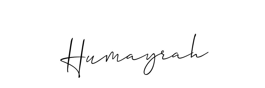 if you are searching for the best signature style for your name  Humayrah. so please give up your signature search. here we have designed multiple signature styles  using Allison_Script.  Humayrah signature style 2 images and pictures png