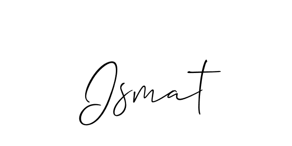 This is the best signature style for the  Ismat name. Also you like these signature font (Allison_Script). Mix name signature.  Ismat signature style 2 images and pictures png